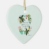 Coole christliche Kunst - Exodus-14:14 Keramikornament (Rechts)