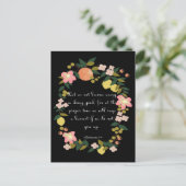 Coole Christliche Kunst - Galaten 6:9 Postkarte (Stehend Vorderseite)