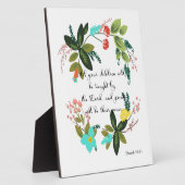 Coole Christliche Kunst - Isaiah 54:13 Fotoplatte (Seite)