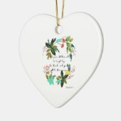 Coole christliche Kunst - Jesaja-54:13 Keramikornament (Links)