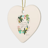 Coole christliche Kunst - Psalm-139:13 Keramik Ornament (Links)