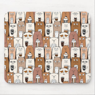 Coole Coffee Cats Mauspad