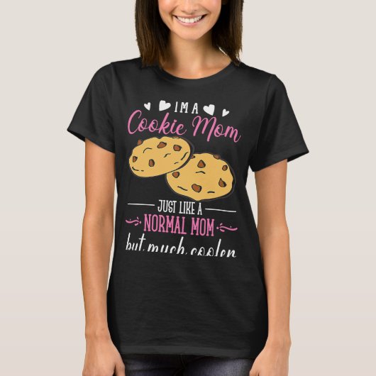 Coole Cookie Baker-Mama T-Shirt (Vorderseite)