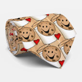 Coole Cookies und Cartoon der Milchfreunde Krawatte (Gerollt)