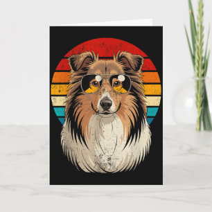 Coole coole Sheltie Mutter Vater Geschenk Vintage  Karte
