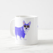 Coole Corgi-Tasse Kaffeetasse (Vorderseite Links)