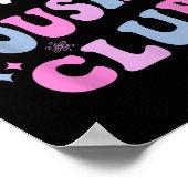 Coole Cousins Club Shirt Boy Girl Cousin Crew Matt Poster (Ecke)