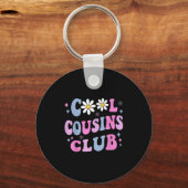 Coole Cousins Club Shirt Boy Girl Cousin Crew Matt Schlüsselanhänger (Vorderseite)