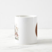 coole Cowboy-Liebhaber fügen Monogramm hinzu Kaffeetasse (Mittel)