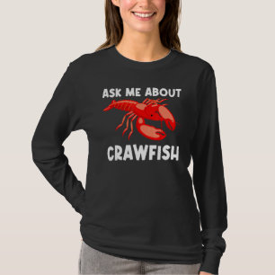 Coole Crawfish Kunst für Männer Hummer Crawdad Bo T-Shirt