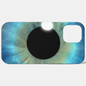 Coole Creepy-Weiche AugePhone Blue Eye Eyeball Case-Mate iPhone Hülle (Rückseite (Horizontal))