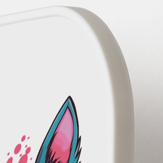 Coole Crew Katzen Pickleball Schläger (Linke Seite)