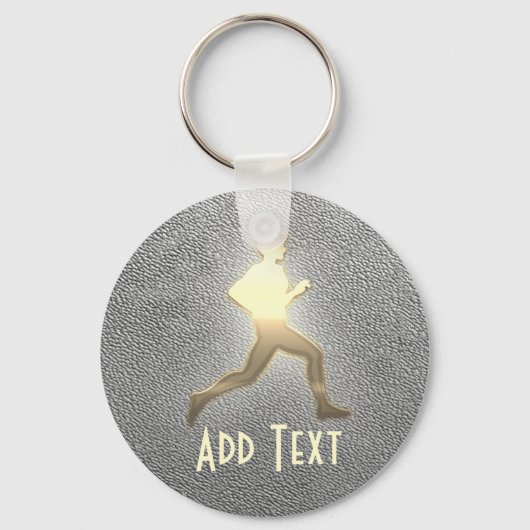 Coole Custom Athletics Jogger Sport Schlüsselanhänger (Vorderseite)