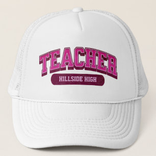 Coole Custom School Moderner Lehrer Trendy Stylish Truckerkappe