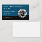 Coole Cybersicherheitsdienste  Visitenkarte (Vorne/Hinten)