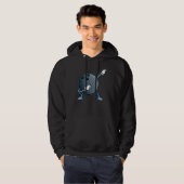 Coole Dabbing Bowlingkugel Hoodie (Vorne ganz)