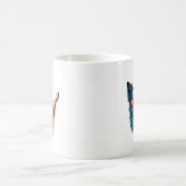 Coole Dabbing-Hunde-Kunst Kaffeetasse (Mittel)