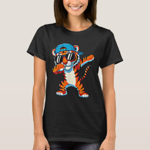 Coole Dabbing-Tiger-Bekleidung Süßes Tier Männer M T-Shirt