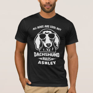 Coole Dackel Regel Hunde T - Shirt