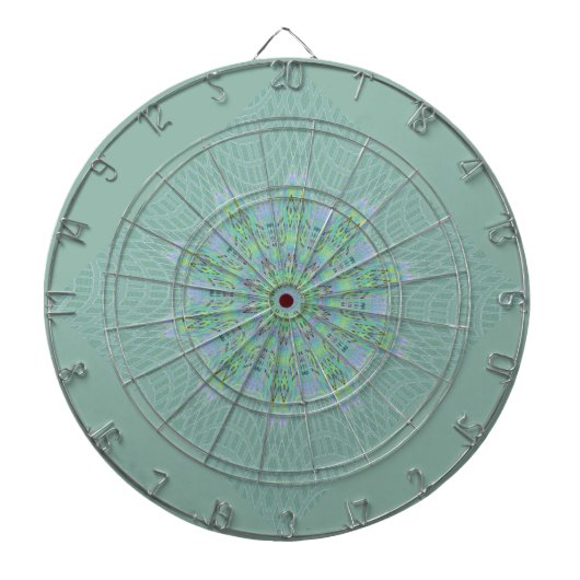 Coole Damast Design Dart Board Dartscheibe (vorne)