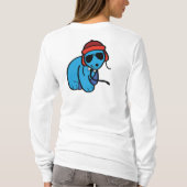COOLE Dame Hoodie T-Shirt (Rückseite)