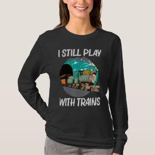 Coole Dampflokomotive für Männer Frauen Eisenbahn  T-Shirt