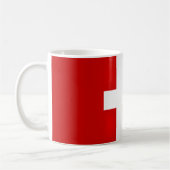 Coole dänische Flagge Kaffeetasse (Links)
