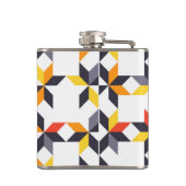 Coole Darstellung in einer spielerischen, farbenfr Flachmann (Rückseite)