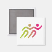 Coole Darstellung Magnet (Vorderseite/Rückseite)