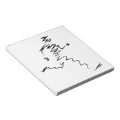 Coole Darstellung Notizblock (angewinkelt)