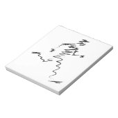 Coole Darstellung Notizblock (Rotiert)