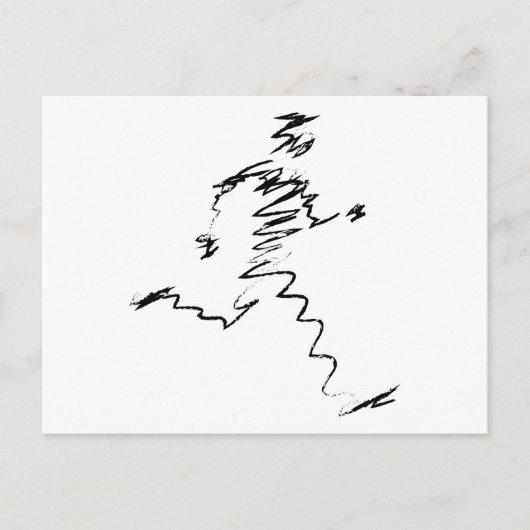 Coole Darstellung Postkarte (Vorderseite)