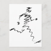 Coole Darstellung Postkarte (Vorderseite)