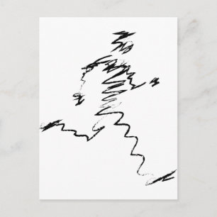 Coole Darstellung Postkarte