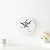 Coole Darstellung Runde Wanduhr (Zuhause)