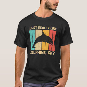 Coole Delphin für Männer Delphine Delphine Beluga T-Shirt