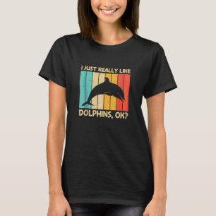 Coole Delphin für Männer Delphine Delphine Beluga  T-Shirt