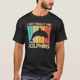 Coole Delphin für Männer Delphine Delphine Beluga T-Shirt