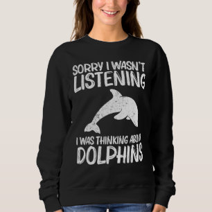 Coole Delphin für Männer Frauen Bottlenose Delphin Sweatshirt