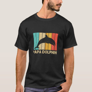 Coole Delphin für Männer Vater Delphine Beluga Wha T-Shirt