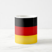 Coole deutsche Flagge Kaffeetasse (Mittel)