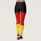 Coole deutsche Flagge Leggings (Rückseite)