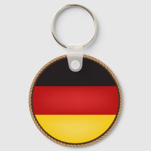 Coole Deutschland-Flagge Siegel Schlüsselanhänger