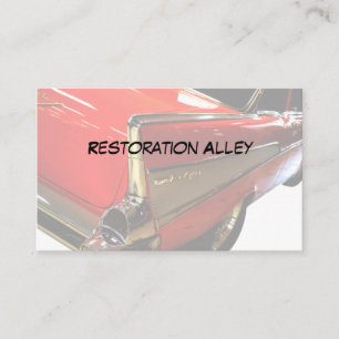 Coole Dienstleistungen für die Restaurierung von F Visitenkarte