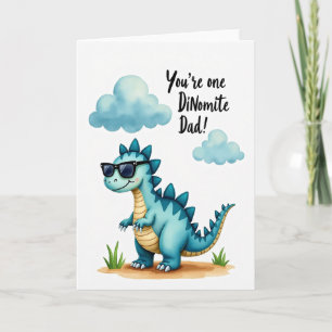 Coole Dino Vatertagskarte Karte