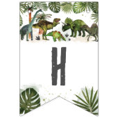 Coole Dinosaurier Jurassic Geburtstagsdekoration Wimpelkette (Zweite Fahne)