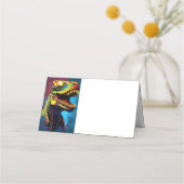 Coole Dinosaurier-Platzkarte Platzkarte (Rückseite)