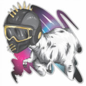 Coole Dinosaurier-Stickers Aufkleber (Vorderseite)