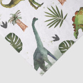 Coole Dinosaurier T-Rex Jurrasic Greenerity Decoup Seidenpapier (Detail)