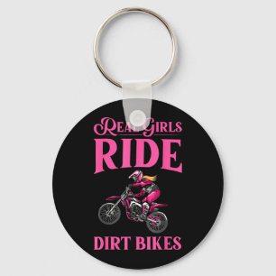 Coole Dirt Bike Kunst für Frauen Mädchen Motocross Schlüsselanhänger